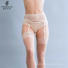 gros soutiens-gorge et culottes sexy fille nouveau soutien-gorge panti photo Garter Beige Leavers culotte sous-vêtements en dentelle